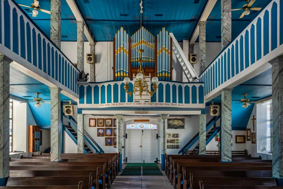 interior photograph of church