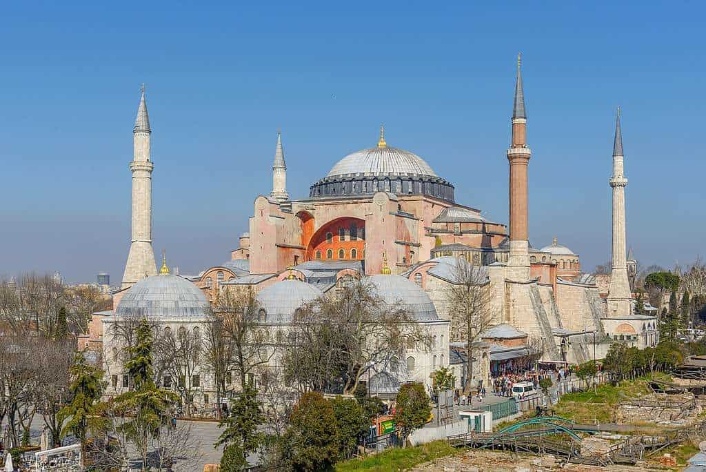 Wide view of Hagia Sophia