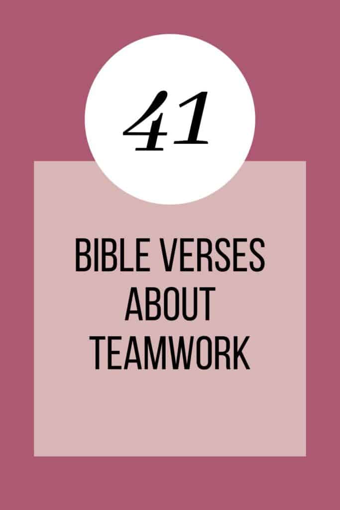 pin for bible verses about teamwork