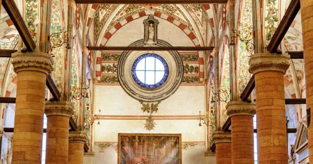 Interior of Basilica of Saint Anastasia