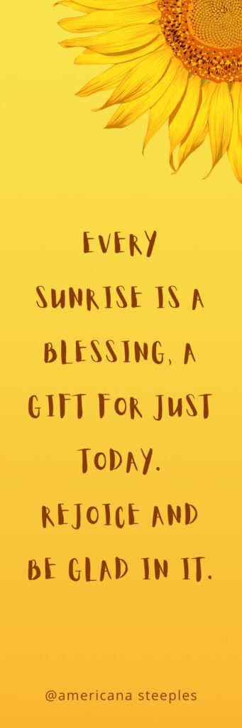 blessing quotes sunrise bookmark