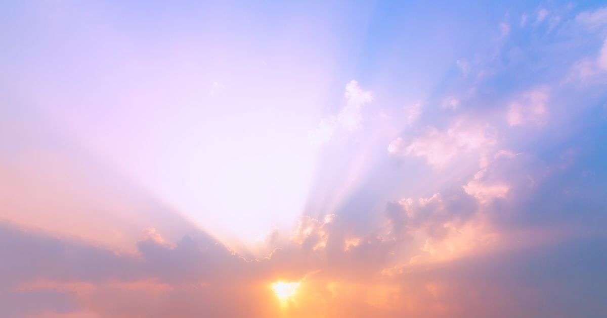 Sunrise image for Happy Morning Blessings