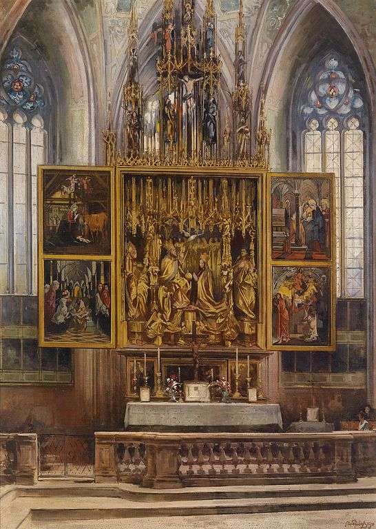 St. Wolfgang Altarpiece by Michael Pacher