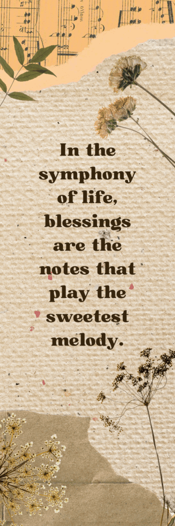 Sweet Melody bookmark
