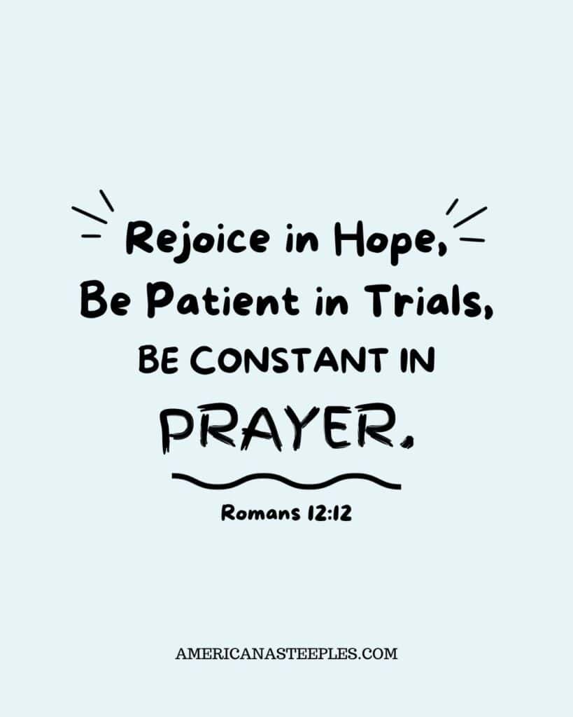 Rejoice in Hope bible verse