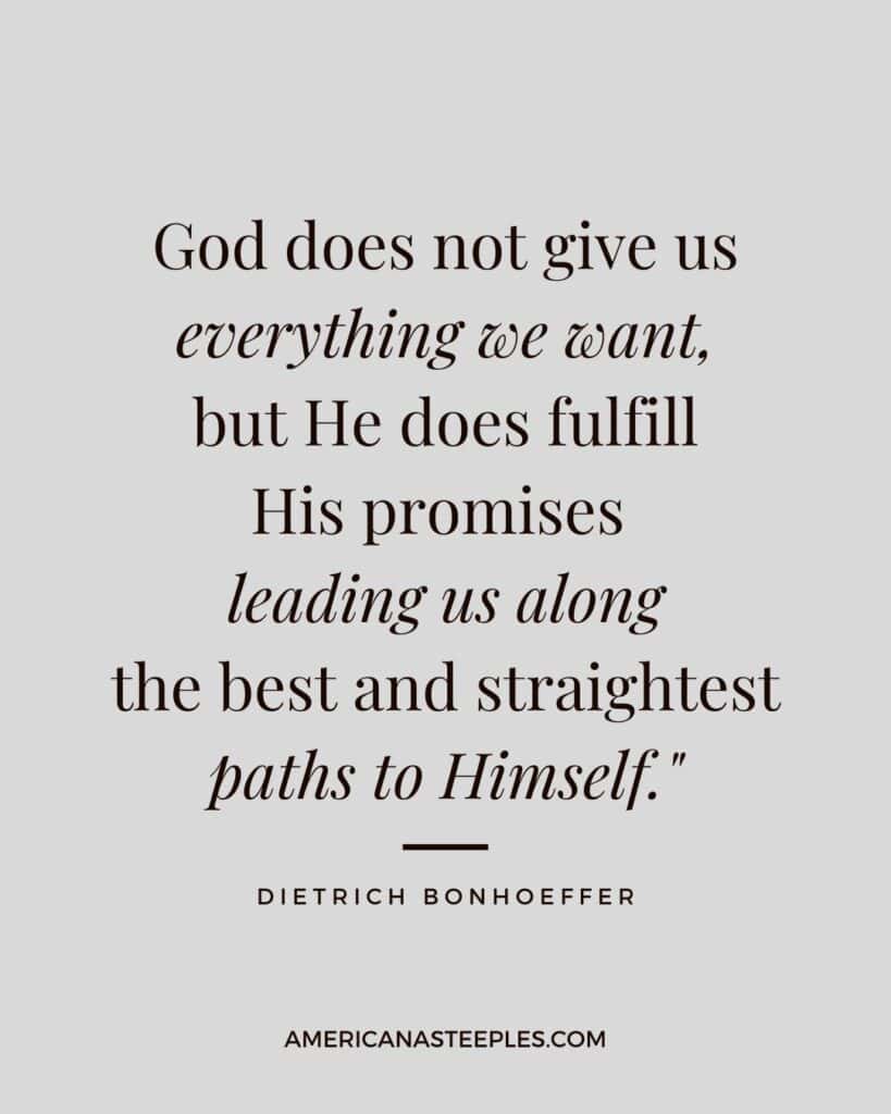 Bonhoeffer quote for the New Year