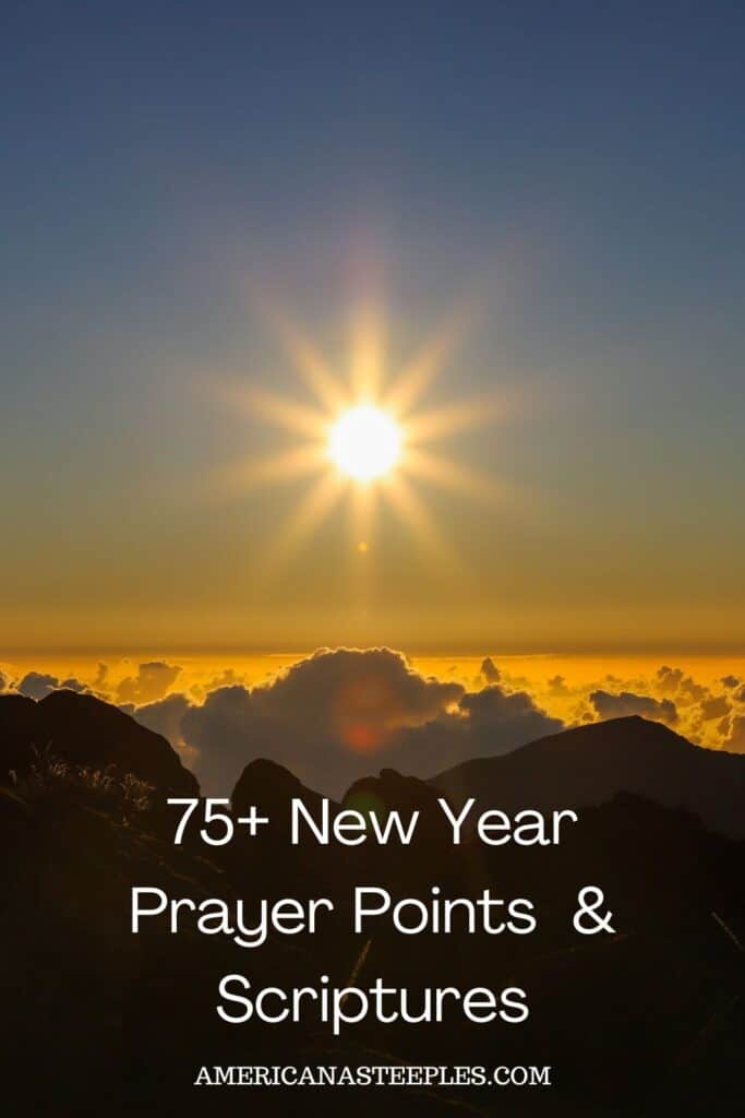 New Year Prayer Points PIN
