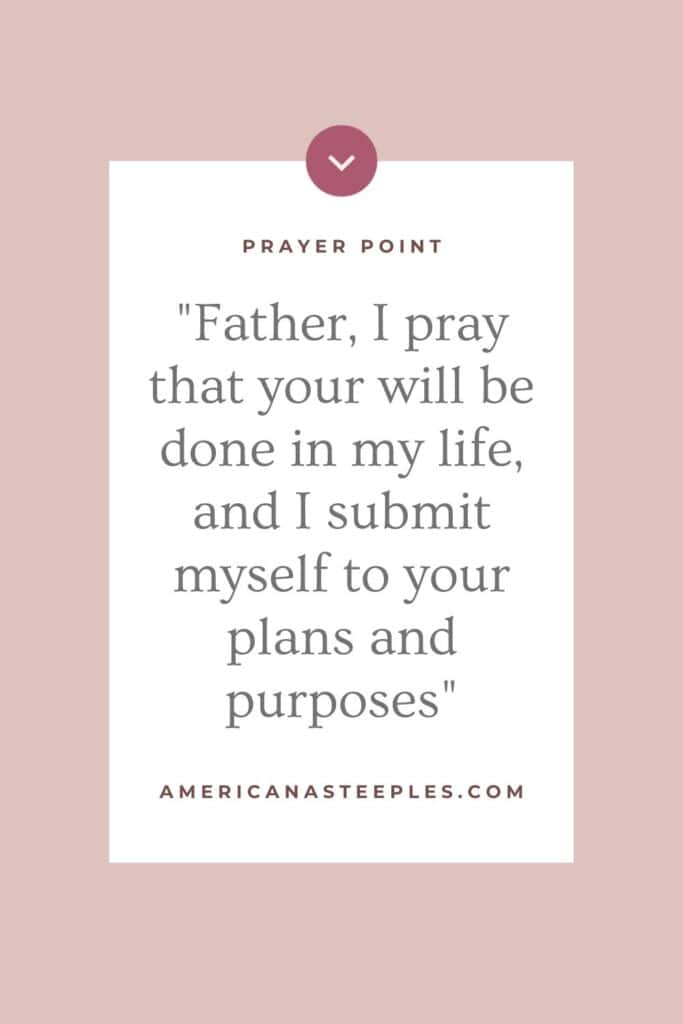 Prayer Point for Seeking God's Will