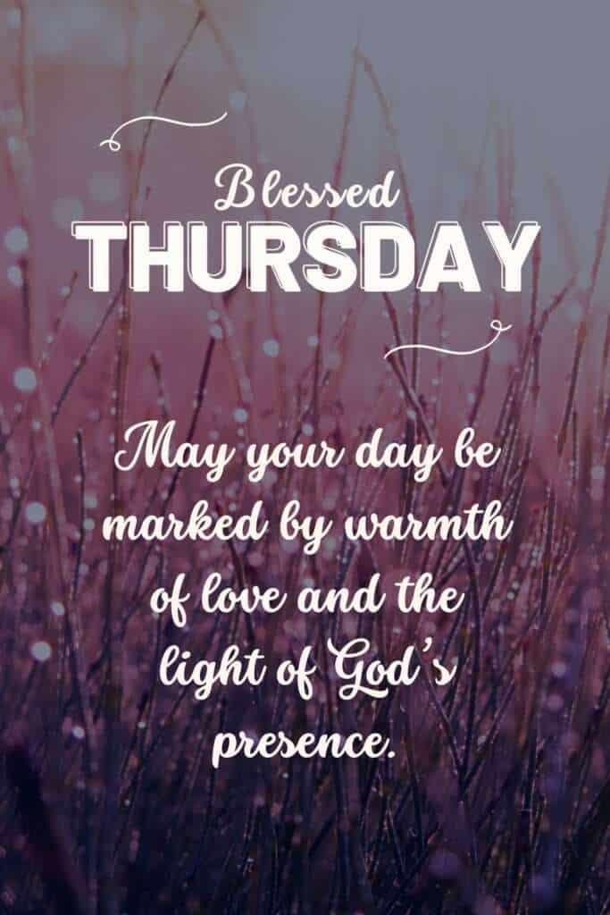Blessed Thursday blessing