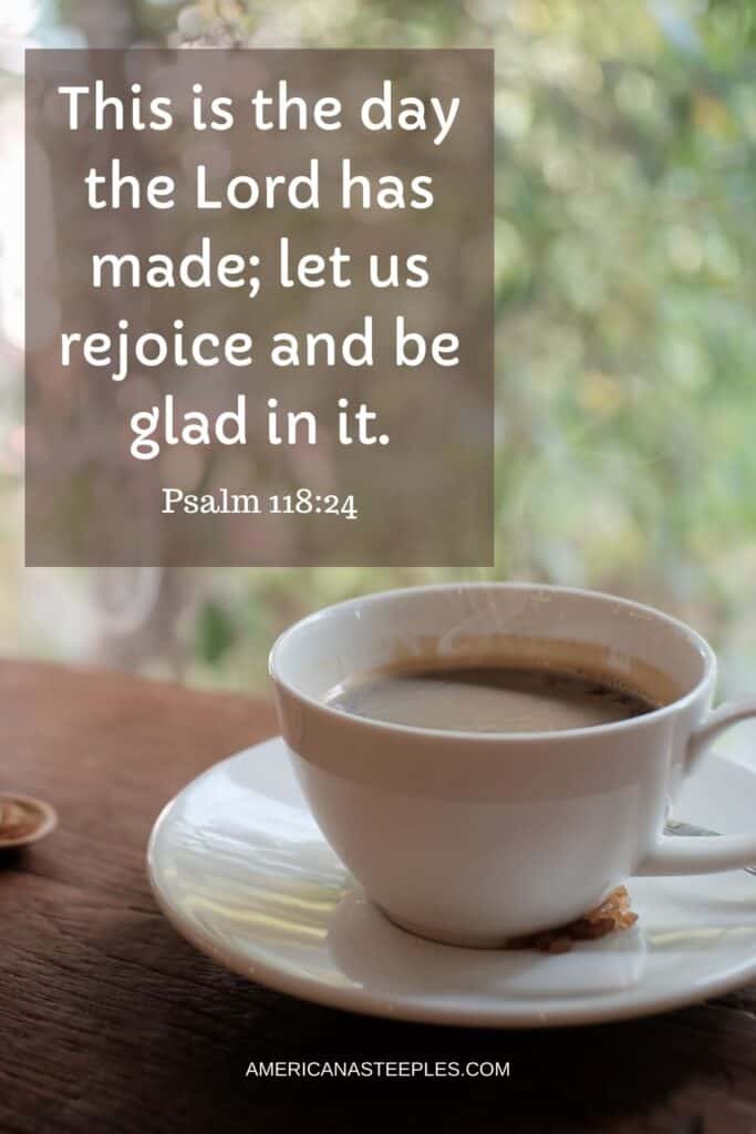 Uplifting good morning Bible verse