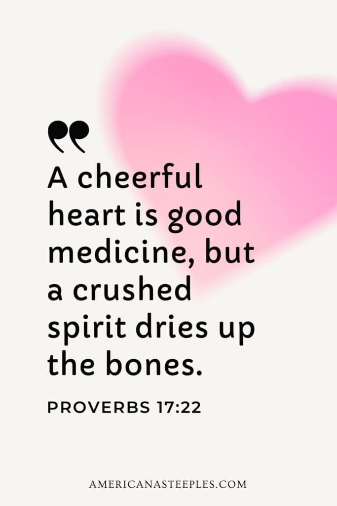 Cheerful morning Bible verse