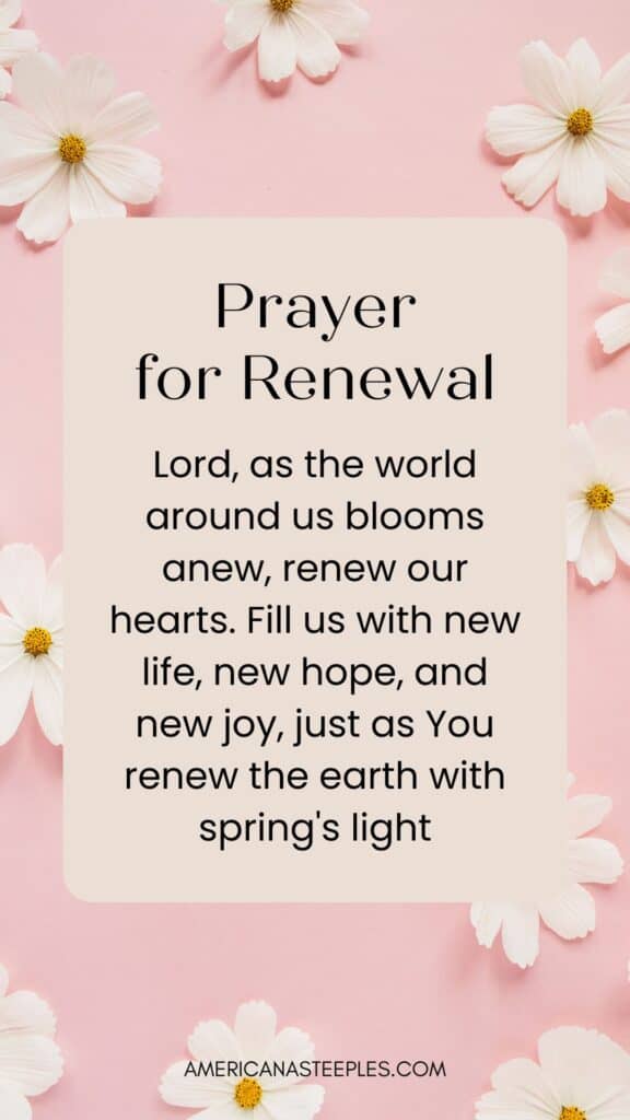 Prayer for Renewal