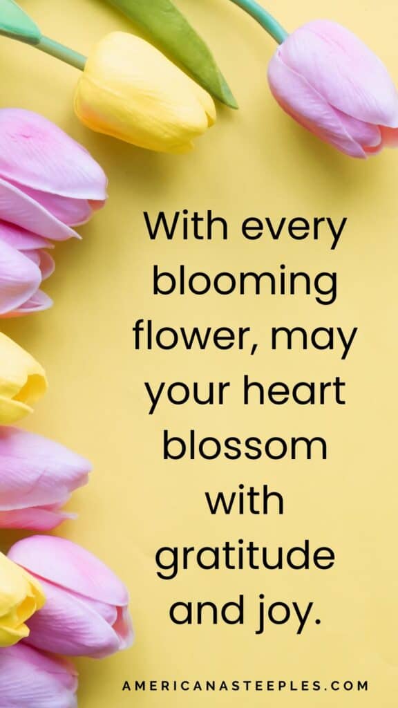 Spring Blessing Quote