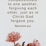 Ephesians 4:32 forgiving each other